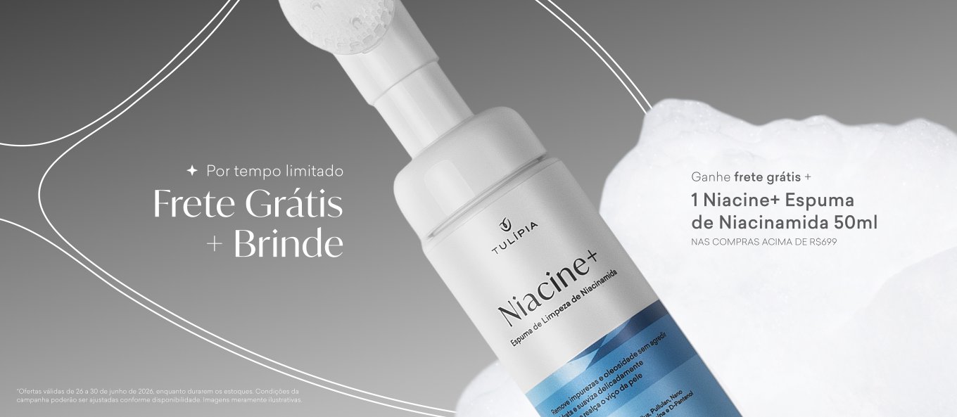 Ganhe Frete Grátis e 1 Niacine+ Espuma de Limpeza de Niacinamida 50ml