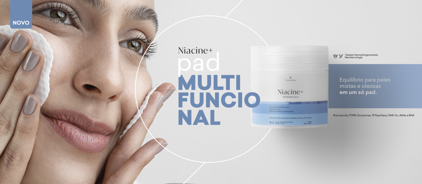 Lançamento Niacine+ Pad Multifuncional