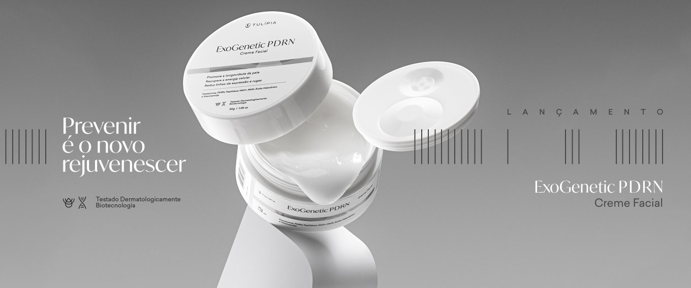 Últimos Lançamentos Tulípia - Exogenetic PDRN Creme Facial