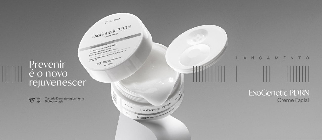 Últimos Lançamentos Tulípia - Exogenetic PDRN Creme Facial