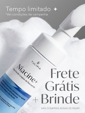 Ganhe Frete Grátis e 1 Niacine+ Espuma de Limpeza de Niacinamida 50ml