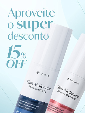Campanha Mês dos Lançamentos - 5 a 11 de outubro - 15% OFF na Linha Skin Molecular