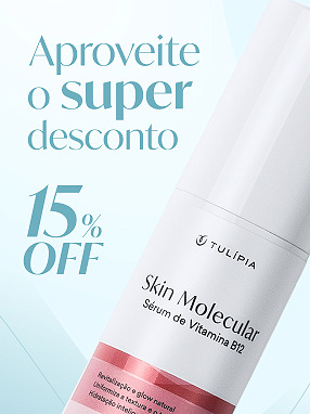 Campanha Mês dos Lançamentos - 5 a 11 de outubro - 15% OFF na Linha Skin Molecular
