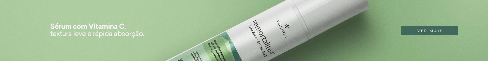 Sérum de Vitamina C com textura leve e rápida absorção