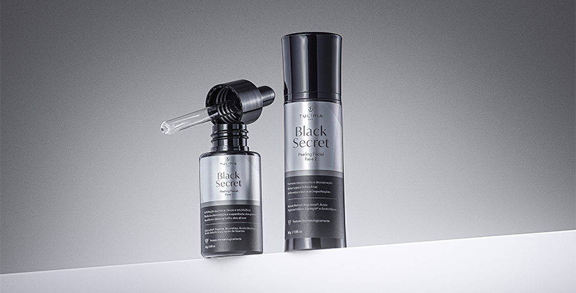 A ciência por trás da performance: os ativos do Black Secret Peeling Facial