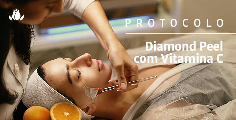PROTOCOLO DIAMOND PEEL COM VITAMINA C PARA PELES COM MELASMA