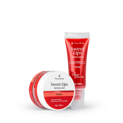 Imagem em 3D do cosmético COMBO SWEET LIPS CEREJA