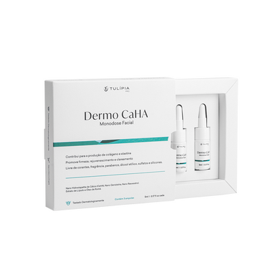 Imagem em 3D do cosmético DERMO CAHA MONODOSE FACIAL 5ML - 3AMP
