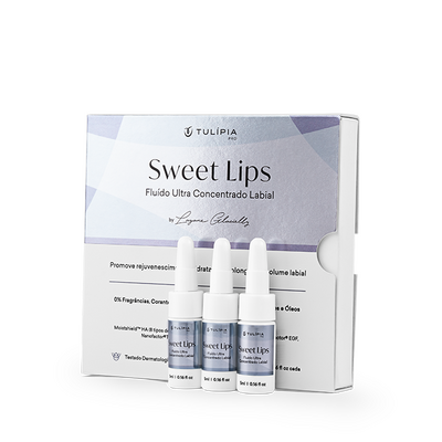 Imagem em 3D do cosmético SWEET LIPS FLUIDO ULTRACONCENTRADO LABIAL 3 AMP 5ML