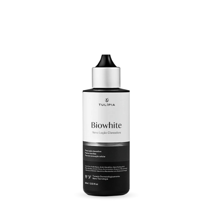 Foto do cosmético BIOWHITE NANO LOÇÃO CLAREADORA 60ML