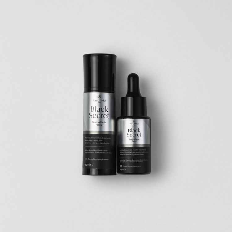 Foto do cosmético BLACK SECRET PEELING FACIAL 2 FASES