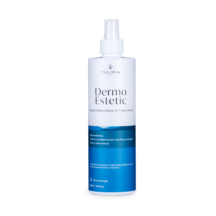 Foto do cosmético DERMO ESTETIC SOLUÇÃO ULTRAEMOLIENTE DE TRIETANOLAMINA 500ML