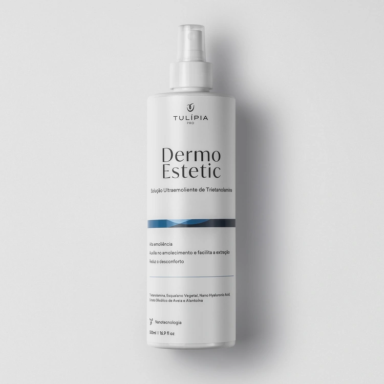 Foto do cosmético DERMO ESTETIC SOLUÇÃO ULTRAEMOLIENTE DE TRIETANOLAMINA 500ML