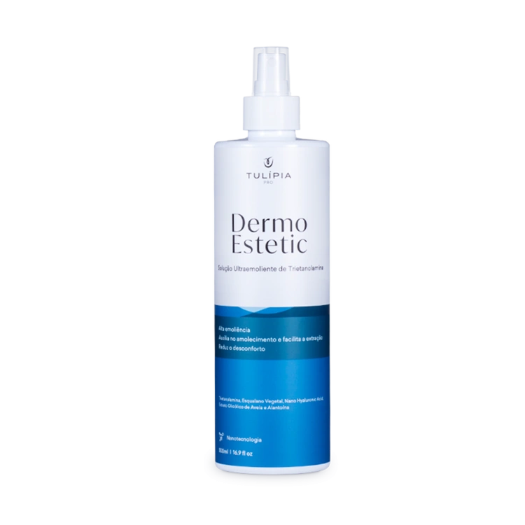 Foto do cosmético DERMO ESTETIC SOLUÇÃO ULTRAEMOLIENTE DE TRIETANOLAMINA 500ML