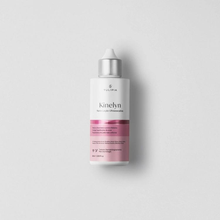 Foto do cosmético KINELYN NANO LOÇÃO ULTRASSECATIVA 60ML