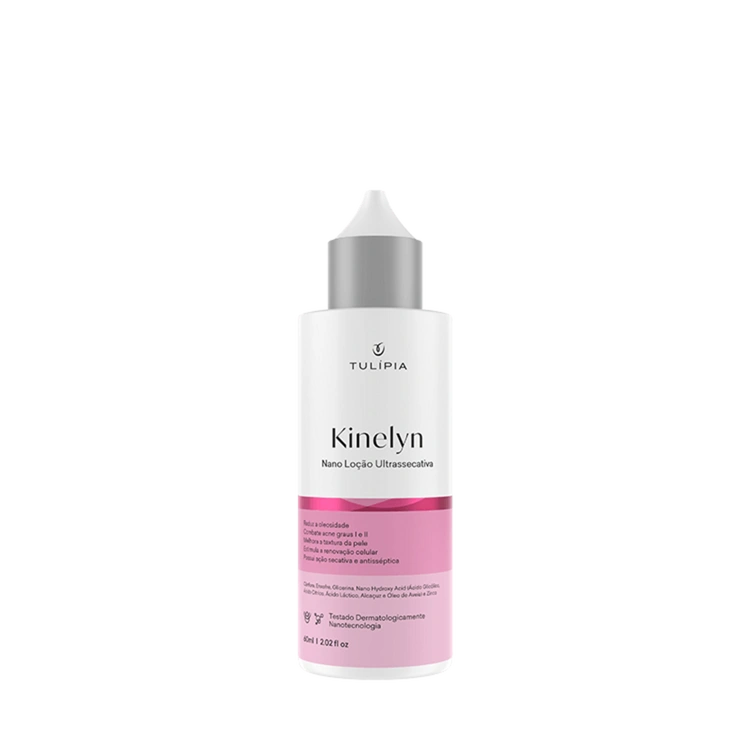 Foto do cosmético KINELYN NANO LOÇÃO ULTRASSECATIVA 60ML