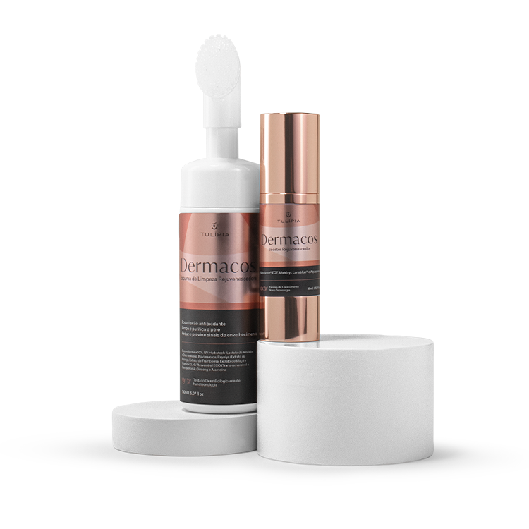 Foto do cosmético COMBO DERMACOS (ESPUMA DE LIMPEZA E BOOSTER)