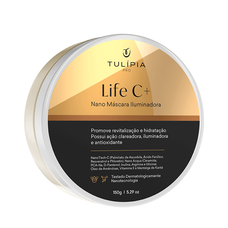 Foto do cosmético LIFE C+ NANO MÁSCARA ILUMINADORA 150G