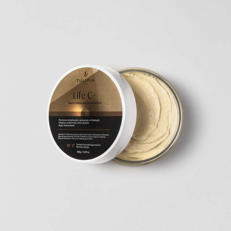 Foto do cosmético LIFE C+ NANO MÁSCARA ILUMINADORA 150G