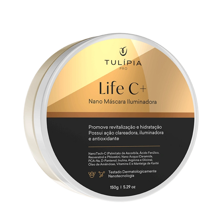 Foto do cosmético LIFE C+ NANO MÁSCARA ILUMINADORA 150G