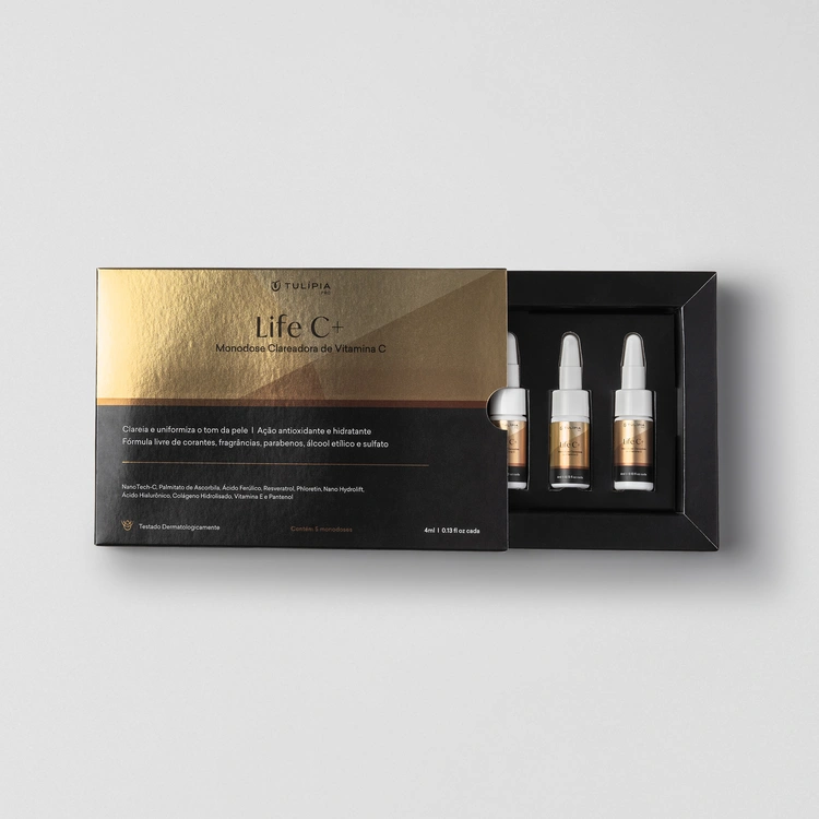 Foto do cosmético LIFE C+ NANO MONODOSE CLAREADORA 4ML - 5 AMP