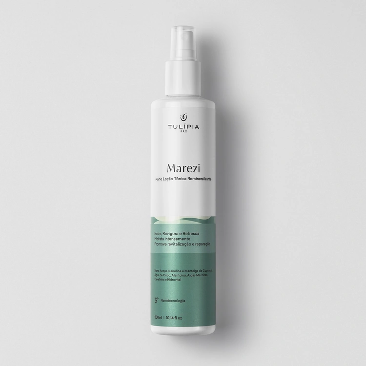 Foto do cosmético MAREZI NANO LOÇÃO TÔNICA REMINERALIZANTE 300ML