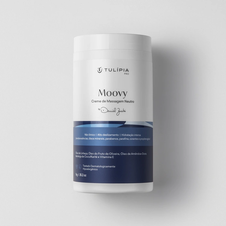 Foto do cosmético MOOVY CREME DE MASSAGEM NEUTRO 1KG