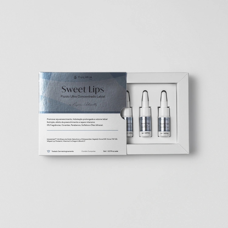 Foto do cosmético SWEET LIPS FLUIDO ULTRACONCENTRADO LABIAL 3 AMP 5ML